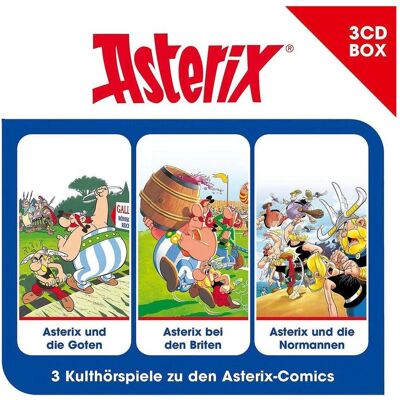 Asterix-3- Hörspielbox Vol.3, Hörbücher von Albert Uderzo, René Goscinny Asterix-3- Hörspielbox Vol.3, Hörbücher von Albert Uderzo, René Goscinny