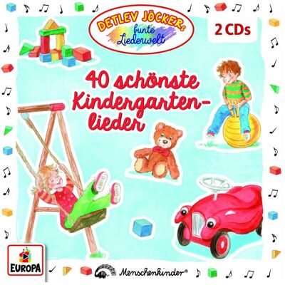 Sony 40 Schönste Kindergartenlieder, Hörbücher von Detlev Jöcker Sony 40 Schönste Kindergartenlieder, Hörbücher von Detlev Jöcker