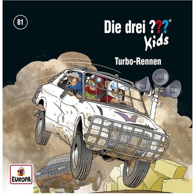 Europa Die drei DREI FRAGEZEICHEN kids 81 - Turbo-Rennen, Hörbücher Europa Die drei DREI FRAGEZEICHEN kids 81 - Turbo-Rennen, Hörbücher