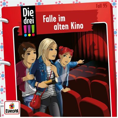 Europa Die drei!!! 95 - Falle im alten Kino, Hörbücher von Maja von Vogel Europa Die drei!!! 95 - Falle im alten Kino, Hörbücher von Maja von Vogel
