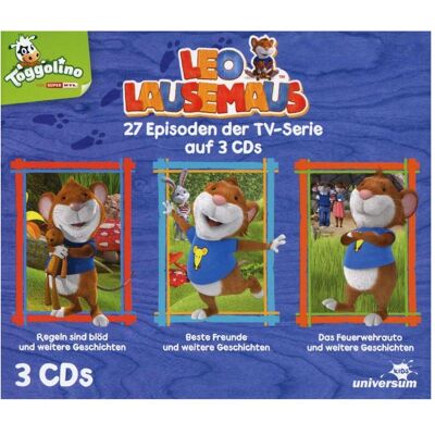 Universum Leo Lausemaus - Hörspielbox, Hörbücher von Marco, Campanella Universum Leo Lausemaus - Hörspielbox, Hörbücher von Marco, Campanella