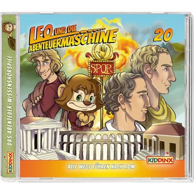 Kiddinx Leo & die Abenteuermaschine F20 - alle Wege führen nRom, Hörbücher Kiddinx Leo & die Abenteuermaschine F20 - alle Wege führen nRom, Hörbücher