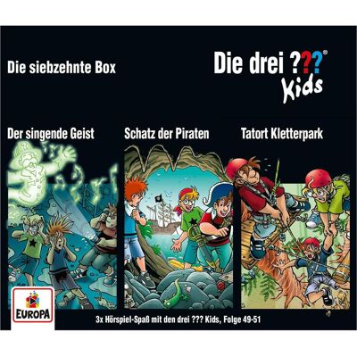 Europa Die drei DREI FRAGEZEICHEN kids - 17 Box (F49-51), Hörbücher Europa Die drei DREI FRAGEZEICHEN kids - 17 Box (F49-51), Hörbücher