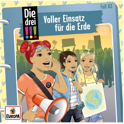 Europa Die drei DREI AUSRUFEZEICHEN 83 - Voller Einsatz für die Erde, Hörbücher von Kirsten Vogel Europa Die drei DREI AUSRUFEZEICHEN 83 - Voller Einsatz für die Erde, Hörbücher von Kirsten Vogel