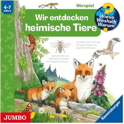 Jumbo CD WiesoWeshalbWarum - Wir entdecken heimische Tiere, Hörbücher Jumbo CD WiesoWeshalbWarum - Wir entdecken heimische Tiere, Hörbücher