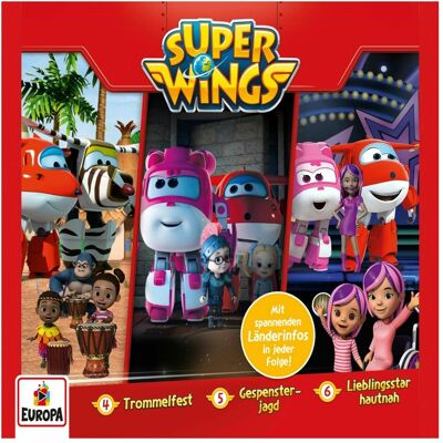 Europa Super Wings - 2 Box (F4-6), Hörbücher von Super Wings Europa Super Wings - 2 Box (F4-6), Hörbücher von Super Wings