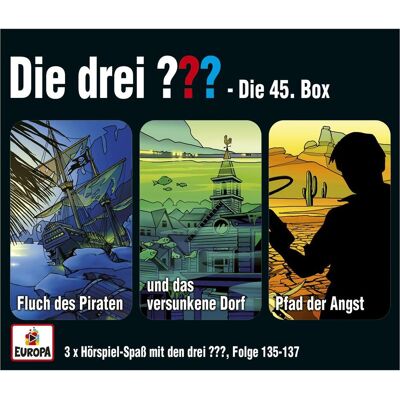Europa Die drei DREI FRAGEZEICHEN - 45 Box (F135-137), Hörbücher von Die drei ??? Europa Die drei DREI FRAGEZEICHEN - 45 Box (F135-137), Hörbücher von Die drei ???