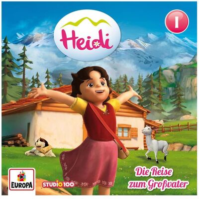 Europa Heidi F01 - Die Reise zum Grossvater, Hörbücher Europa Heidi F01 - Die Reise zum Grossvater, Hörbücher