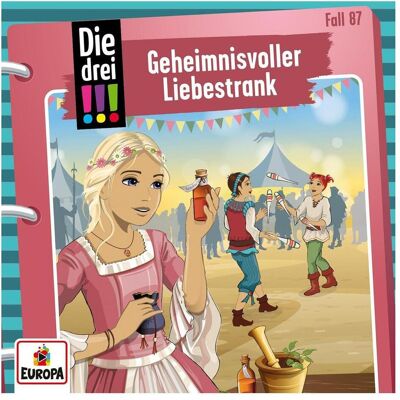 Europa Die drei DREI AUSRUFEZEICHEN 87 - Geheimnisvoller Liebestrank, Hörbücher von Ann-Katrin Heger Europa Die drei DREI AUSRUFEZEICHEN 87 - Geheimnisvoller Liebestrank, Hörbücher von Ann-Katrin Heger