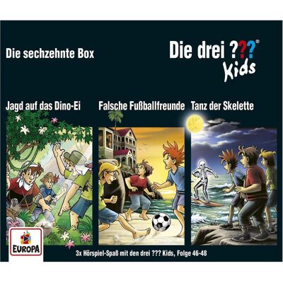 Europa Die drei DREI FRAGEZEICHEN kids - 16 Box (F46-48), Hörbücher Europa Die drei DREI FRAGEZEICHEN kids - 16 Box (F46-48), Hörbücher