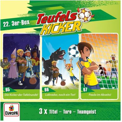 Europa Die Teufelskicker - 22 Box (F65,66,67), Hörbücher von Teufelskicker Europa Die Teufelskicker - 22 Box (F65,66,67), Hörbücher von Teufelskicker