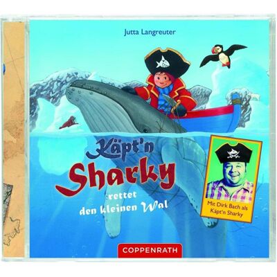 Sony CD: Käpt'n Sharky rettet den kleinen Wal, Hörbücher von Jutta Langreuter Sony CD: Käpt'n Sharky rettet den kleinen Wal, Hörbücher von Jutta Langreuter