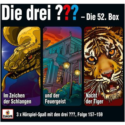 Sony 52. Box (Folgen 157 - 159), Hörbücher von Die drei ??? Sony 52. Box (Folgen 157 - 159), Hörbücher von Die drei ???