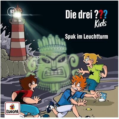 Europa Die drei DREI FRAGEZEICHEN kids 92 - Spuk im Leuchtturm, Hörbücher von Ulf Blanck Europa Die drei DREI FRAGEZEICHEN kids 92 - Spuk im Leuchtturm, Hörbücher von Ulf Blanck