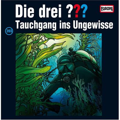 Europa Die drei DREI FRAGEZEICHEN 203 - Tauchgang ins Ungewisse, Hörbücher von Die drei ??? Europa Die drei DREI FRAGEZEICHEN 203 - Tauchgang ins Ungewisse, Hörbücher von Die drei ???