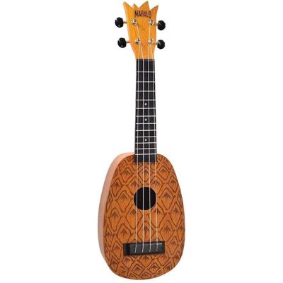 Mahalo Artist Elite Serie Sopran Ukulele Ananas-Modell (Sopran, Soprano), Ukulele, Braun Mahalo Artist Elite Serie Sopran Ukulele Ananas-Modell (Sopran, Soprano), Ukulele, Braun