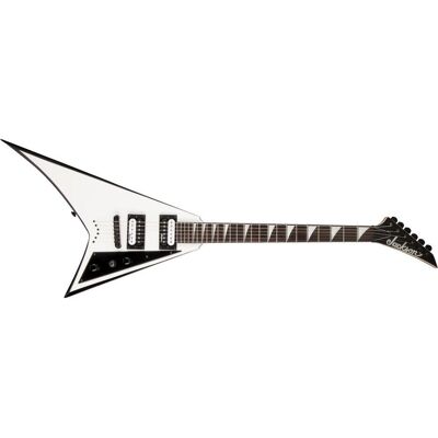 Jackson JS32T Rhoads Electric Guitar, White with Black Bevels (E-Gitarre), Gitarre, Weiss Jackson JS32T Rhoads Electric Guitar, White with Black Bevels (E-Gitarre), Gitarre, Weiss