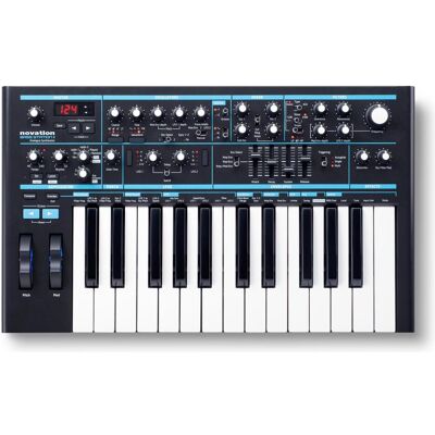 novation Bass Station II, Synthesizer, Schwarz novation Bass Station II, Synthesizer, Schwarz