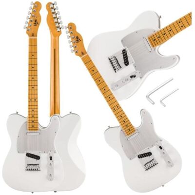 V-tone Elektrische Gitarre ETL39 Weiss 4/4 Telecaster (E-Gitarre), Gitarre, Weiss V-tone Elektrische Gitarre ETL39 Weiss 4/4 Telecaster (E-Gitarre), Gitarre, Weiss