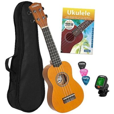 Cascha HH 3973 EN Gelbe Sopran-Ukulele (Soprano), Ukulele, Gelb Cascha HH 3973 EN Gelbe Sopran-Ukulele (Soprano), Ukulele, Gelb