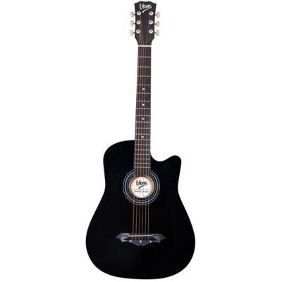 No Name V-TONE AG ONE BK 4/4 Westerngitarre Schwarz (Akustik Gitarre, ABS, Kunststoff, Lindenholz), Gitarre, Schwarz No Name V-TONE AG ONE BK 4/4 Westerngitarre Schwarz (Akustik Gitarre, ABS, Kunststoff, Lindenholz), Gitarre, Schwarz