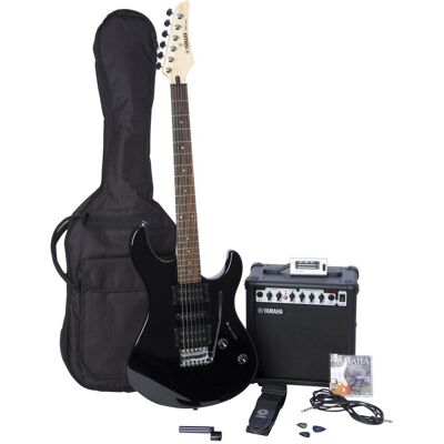 Yamaha Gigmaker (E-Gitarren Set, Griffbrett: Lorbeer, Hals: Ahorn, Korpus: Linde, Rosenholz), Gitarre, Schwarz Yamaha Gigmaker (E-Gitarren Set, Griffbrett: Lorbeer, Hals: Ahorn, Korpus: Linde, Rosenholz), Gitarre, Schwarz