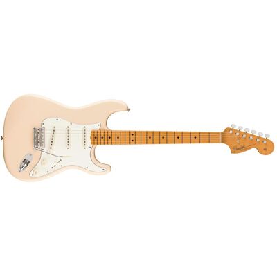 Fender Vintera III Stratocaster-E-Gitarre aus den späten 60ern, Olympic White (E-Gitarre, Alder, Bone, Rosewood), Gitarre, Weiss Fender Vintera III Stratocaster-E-Gitarre aus den späten 60ern, Olympic White (E-Gitarre, Alder, Bone, Rosewood), Gitarre, Weiss