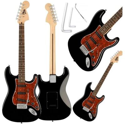 E-Gitarre V-TONE GST39 BK 4/4 Stratocaster (E-Gitarre), Gitarre, Schwarz E-Gitarre V-TONE GST39 BK 4/4 Stratocaster (E-Gitarre), Gitarre, Schwarz