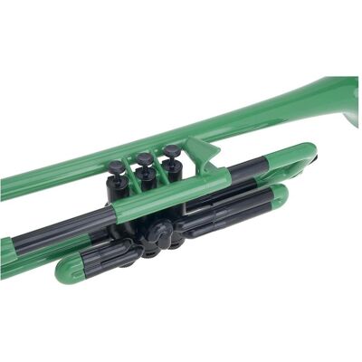 pBoneMusic pTrumpet Green met hoes (Trompete), Blasinstrumente, Grün pBoneMusic pTrumpet Green met hoes (Trompete), Blasinstrumente, Grün