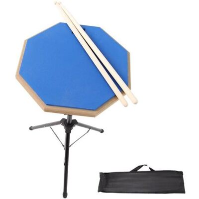 No Name V-TONE PDS1 BL Blau Übungs-Drum-Pad, Schlagzeug, Blau No Name V-TONE PDS1 BL Blau Übungs-Drum-Pad, Schlagzeug, Blau