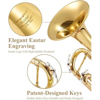 Eastar Trumpet (Trompete), Blasinstrumente, Gold Eastar Trumpet (Trompete), Blasinstrumente, Gold