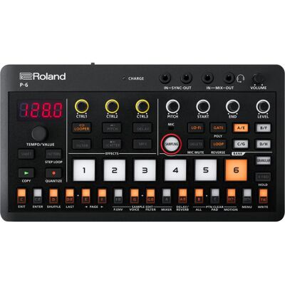 Roland P-6 Creative Sampler, Synthesizer, Gelb, Schwarz Roland P-6 Creative Sampler, Synthesizer, Gelb, Schwarz