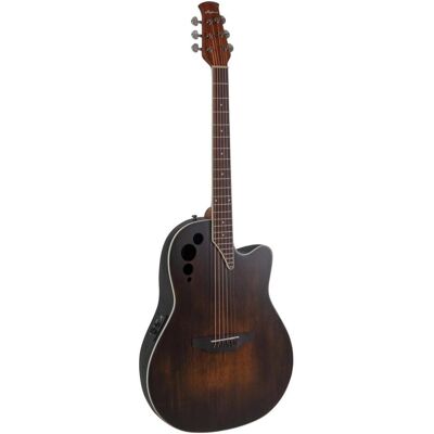 Applause Vintage Elektrisch-akoestische Gitarre mit Cutaway und Saiteninstrument (Akustik Gitarre, Decke: Fichte, Griffbrett: Ovangkol, Hals: Nato, Korpus: Lyrachord, Steg: Ovangkol), Gitarre Applause Vintage Elektrisch-akoestische Gitarre mit Cutaway und Saiteninstrument (Akustik Gitarre, Decke: Fichte, Griffbrett: Ovangkol, Hals: Nato, Korpus: Lyrachord, Steg: Ovangkol), Gitarre