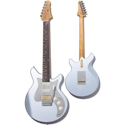 Eastman Guitars Eastman FullerTone DC'62 Ice Blue Metallic (E-Gitarre, Gerösteter Ahorn (Hals), Geröstetes Black Limba (Korpus), Knochen (Sattel), Palisander (Griffbrett)), Gitarre, Blau Eastman Guitars Eastman FullerTone DC'62 Ice Blue Metallic (E-Gitarre, Gerösteter Ahorn (Hals), Geröstetes Black Limba (Korpus), Knochen (Sattel), Palisander (Griffbrett)), Gitarre, Blau