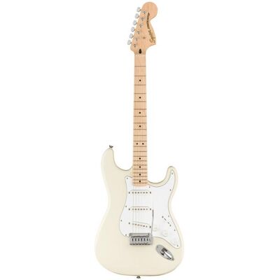 Fender Affinity Series Stratocaster MN Olympic White elektrische gitaar, Gitarre, Weiss Fender Affinity Series Stratocaster MN Olympic White elektrische gitaar, Gitarre, Weiss