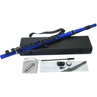 Nuvo Student Flute 2.0 (Flöte), Blasinstrumente, Schwarz, Blau Nuvo Student Flute 2.0 (Flöte), Blasinstrumente, Schwarz, Blau
