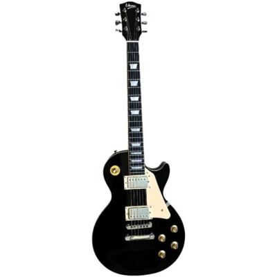 V-tone VLP1 BK E-Gitarre 4/4 Les Paul 39" (E-Gitarre, Mahagoni), Gitarre, Schwarz V-tone VLP1 BK E-Gitarre 4/4 Les Paul 39" (E-Gitarre, Mahagoni), Gitarre, Schwarz