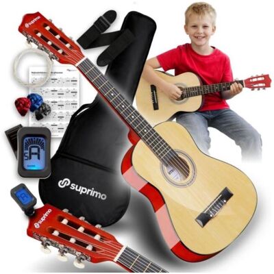 Suprimo JRC SET NT gitara klasyczna 1/4 naturalna (Konzertgitarre), Gitarre, Braun Suprimo JRC SET NT gitara klasyczna 1/4 naturalna (Konzertgitarre), Gitarre, Braun
