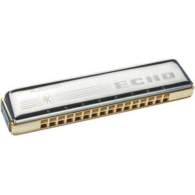 Hohner Echo 32 Tremolo (Mundharmonika), Blasinstrumente, Gelb Hohner Echo 32 Tremolo (Mundharmonika), Blasinstrumente, Gelb