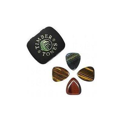 Timber Tone Tiger Tones Mixed Tin of 4, Plektrum Timber Tone Tiger Tones Mixed Tin of 4, Plektrum