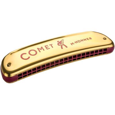 Hohner Comet 40 Oktav (Mundharmonika), Blasinstrumente, Gold Hohner Comet 40 Oktav (Mundharmonika), Blasinstrumente, Gold