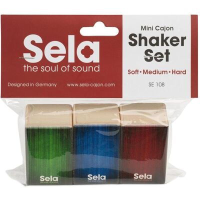 Sela Mini Cajon Shaker Set (Perkussion), Perkussion, Mehrfarbig Sela Mini Cajon Shaker Set (Perkussion), Perkussion, Mehrfarbig