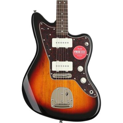 Squier Classic Vibe 70s Jaguar 3-Color Sunburst (E-Gitarre, Bone, Indian Laurel, Maple, Poplar), Gitarre, Braun Squier Classic Vibe 70s Jaguar 3-Color Sunburst (E-Gitarre, Bone, Indian Laurel, Maple, Poplar), Gitarre, Braun