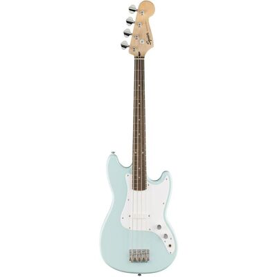 Squier Sonic Bronco Bass MN (Ahorn, Chrom, Pappel), Gitarre, Blau Squier Sonic Bronco Bass MN (Ahorn, Chrom, Pappel), Gitarre, Blau