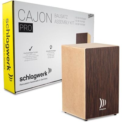 Schlagwerk CBA30SW Cajon Pro Wenge Bausatz (Cajon, Perkussion), Perkussion, Braun Schlagwerk CBA30SW Cajon Pro Wenge Bausatz (Cajon, Perkussion), Perkussion, Braun