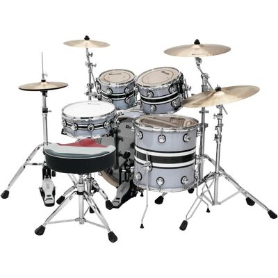 Dimavery DS-600 (Acoustic-Drum), Schlagzeug, Grau, Silber Dimavery DS-600 (Acoustic-Drum), Schlagzeug, Grau, Silber