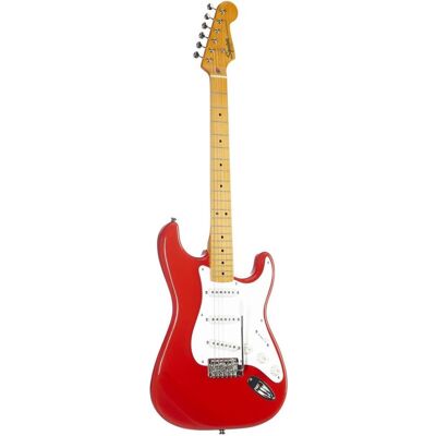 Squier Classic Vibe 50s Stratocaster Fiesta Red MN (E-Gitarre, Bone, Maple, Pine), Gitarre, Rot Squier Classic Vibe 50s Stratocaster Fiesta Red MN (E-Gitarre, Bone, Maple, Pine), Gitarre, Rot