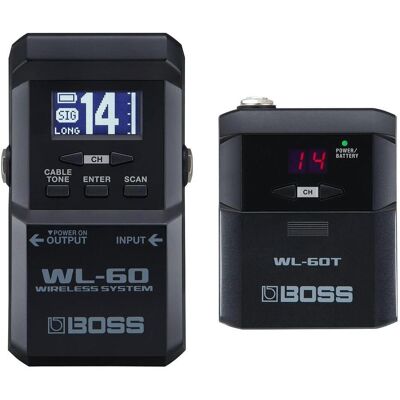 Boss (Electronics) WL-60 Wireless System (Wireless System), Zubehör Instrumente, Schwarz Boss (Electronics) WL-60 Wireless System (Wireless System), Zubehör Instrumente, Schwarz