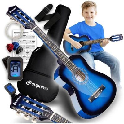 SUPRIMO JRC SET BB gitara klasyczna 1/4 blueburst (Konzertgitarre), Gitarre, Blau SUPRIMO JRC SET BB gitara klasyczna 1/4 blueburst (Konzertgitarre), Gitarre, Blau