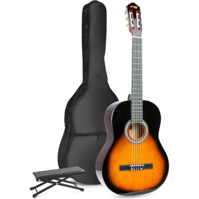 Max Chitarra Acustica (Konzertgitarre, Hals: Ahorn, Korpus: Lindenholz), Gitarre, Braun Max Chitarra Acustica (Konzertgitarre, Hals: Ahorn, Korpus: Lindenholz), Gitarre, Braun